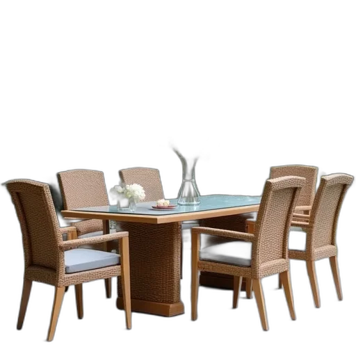 furniture, 3d render, earth tones, modern transparent PNG cut-out