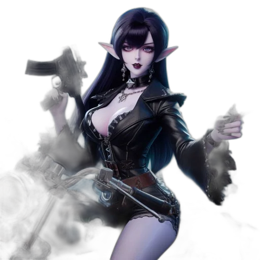 staff, weapon, fantasy art, concept art, comic book art, cyberpunk, dark, elfin transparent PNG cut-out