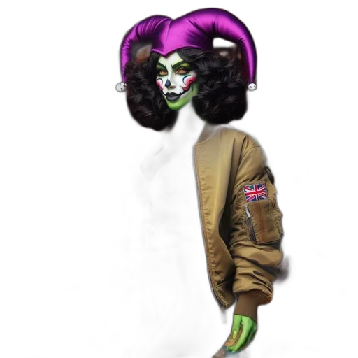jacket, mask, hair, face, concept art, fantasy art, comic book art, pixel art transparent PNG cut-out