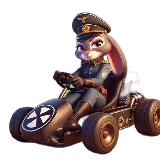 car, weapon, animal, concept art, 3d render, fantasy art, cartoon, anthropomorphic transparent PNG cut-out