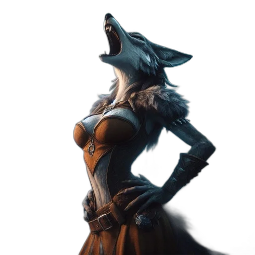 dress, mask, staff, creature, concept art, fantasy art, 3d render, comic book art transparent PNG cut-out