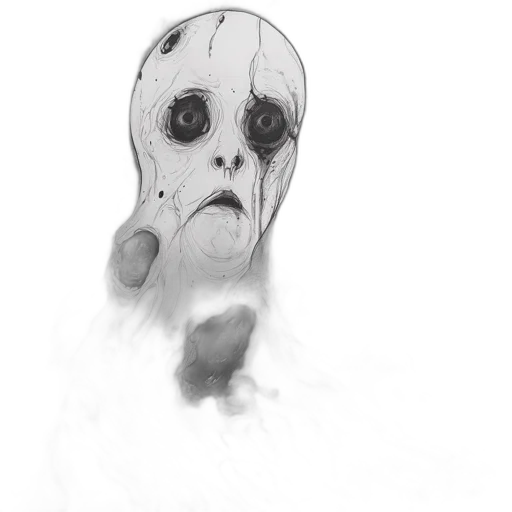 mask, face, creature, robot, concept art, comic book art, pencil sketch, fantasy art transparent PNG cut-out