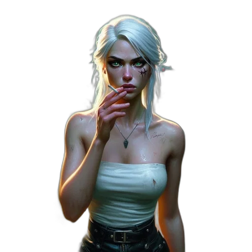 face, staff, weapon, dress, concept art, fantasy art, comic book art, pixel art transparent PNG cut-out
