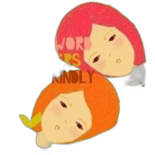 food, 3d render, concept art, cartoon, pixel art, illustration, two, girls transparent PNG cut-out