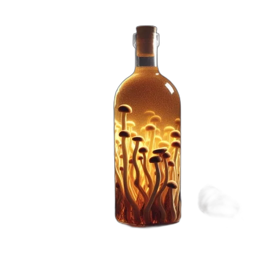 bottle, 3d render, concept art, photorealistic, scientist, clad, white, lab transparent PNG cut-out