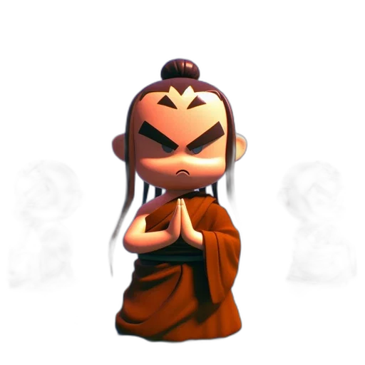mask, staff, face, concept art, 3d render, pixel art, fantasy art, three transparent PNG cut-out