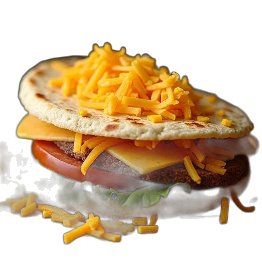 food, crown, hat, weapon, photorealistic, 3d render, taco, sandwich transparent PNG cut-out
