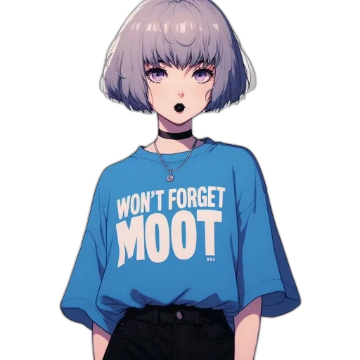 jacket, dress, robot, face, anime, vaporwave, pixel art, concept art transparent PNG cut-out