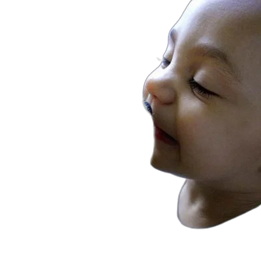 face, mask, robot, creature, photorealistic, 3d render, child, kisses transparent PNG cut-out