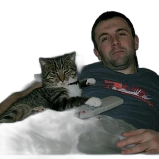 animal, staff, outer space, fire, man, lounges, couch, cat transparent PNG cut-out