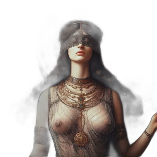 dress, mask, jewelry, crown, fantasy art, concept art, comic book art, photorealistic transparent PNG cut-out