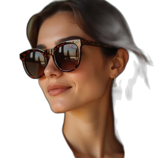 face, jewelry, hat, staff transparent PNG cut-out