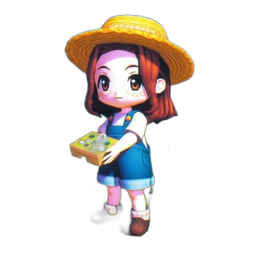 staff, hat, food, weapon, concept art, 3d render, pixel art, fantasy art transparent PNG cut-out