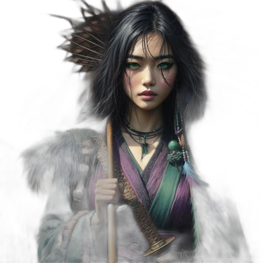 staff, face, sword, weapon, fantasy art, concept art, photorealistic, comic book art transparent PNG cut-out