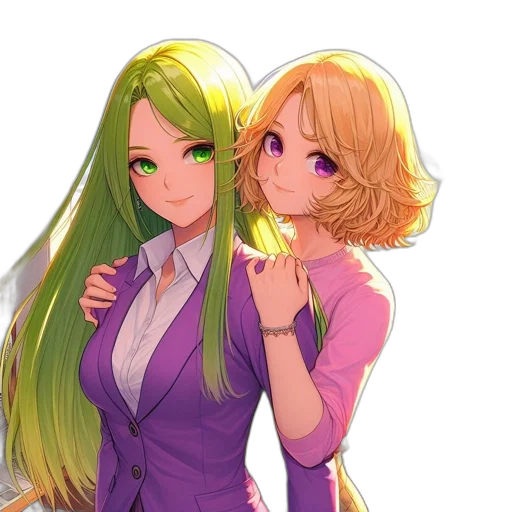 staff, dress, anime, pixel art, concept art, cartoon, green, neon transparent PNG cut-out