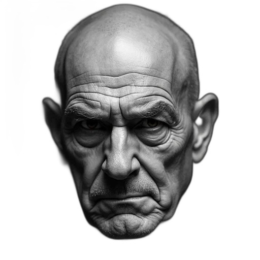 face, mask, staff, photorealistic, 3d render, concept art, pencil sketch, black transparent PNG cut-out