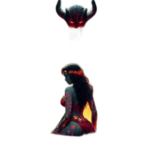 mask, creature, dragon, crown, concept art, pixel art, watercolor, fantasy art transparent PNG cut-out