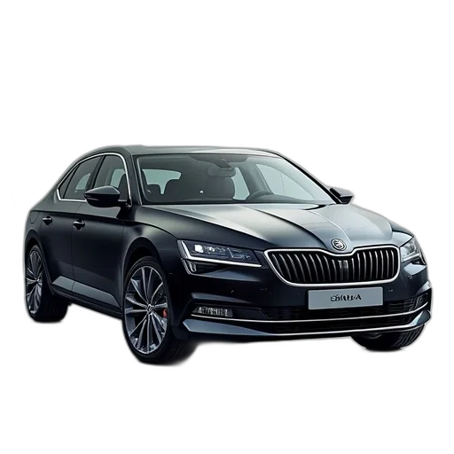 car, skoda, newest, arrives, new, superb transparent PNG cut-out