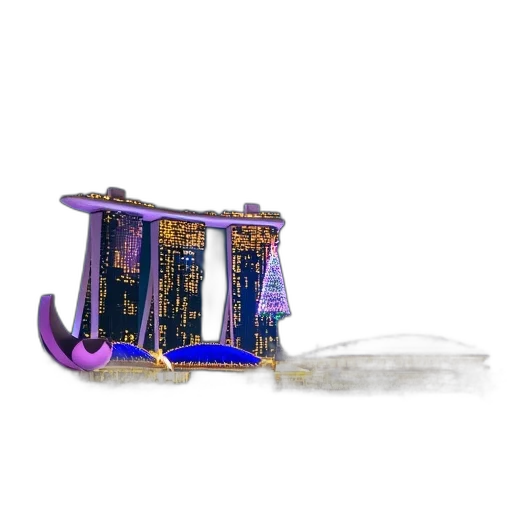 crown, jewelry, robot, weapon, vaporwave, cyberpunk, cityscape, night transparent PNG cut-out