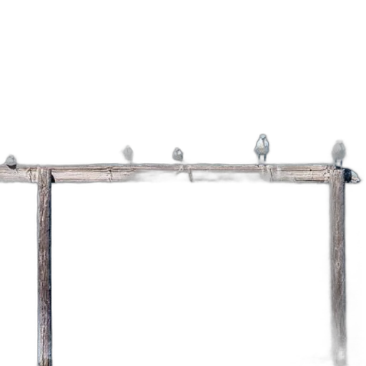 furniture, staff, sword, crown, 3d render, concept art, photorealistic, fog transparent PNG cut-out