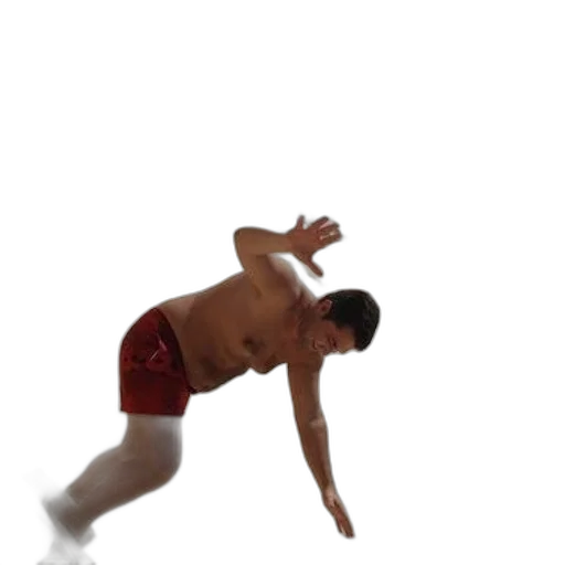 staff, creature, 3d render, photorealistic, concept art, underwater, man, red transparent PNG cut-out