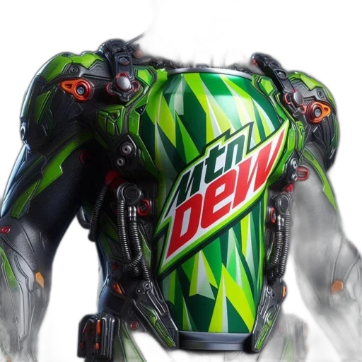 robot, bottle, weapon, jacket, concept art, 3d render, cyberpunk, photorealistic transparent PNG cut-out