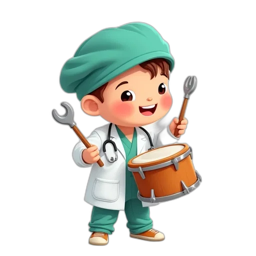 staff, food, concept art, 3d render transparent PNG cut-out