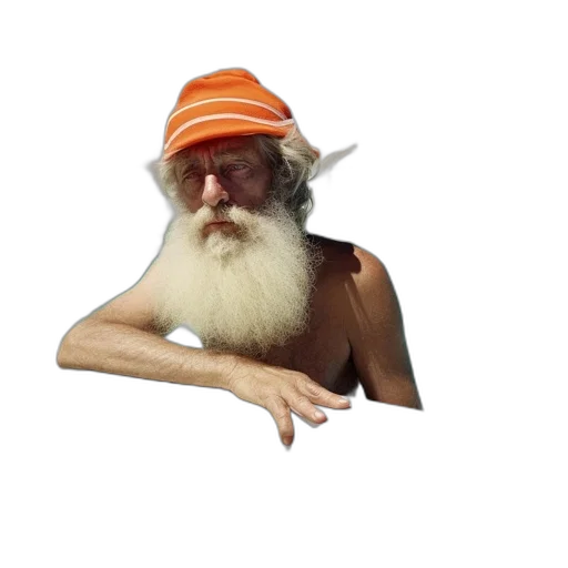 hat, creature, animal, mask, 3d render, photorealistic, concept art, older transparent PNG cut-out