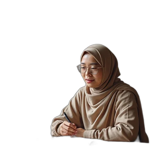 staff, face, jewelry, photorealistic transparent PNG cut-out