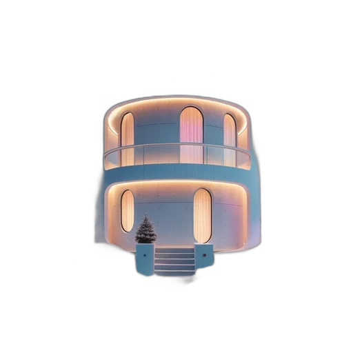 jewelry, crown, robot, furniture, vaporwave, 3d render, concept art, pastel transparent PNG cut-out