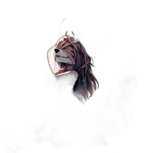 mask, dragon, creature, animal, concept art, fantasy art, watercolor, pixel art transparent PNG cut-out