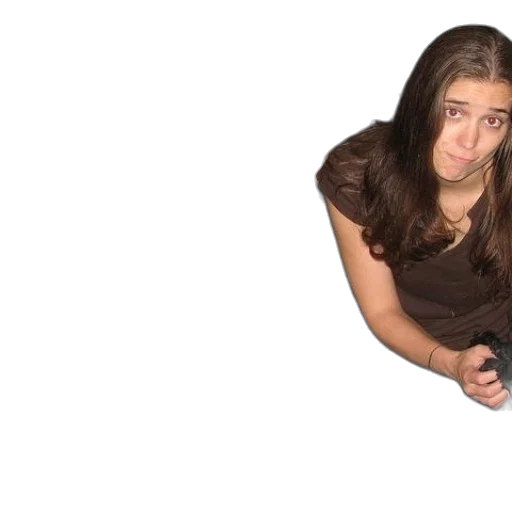 hair, face, creature, weapon, photorealistic, 3d render, woman, sits transparent PNG cut-out