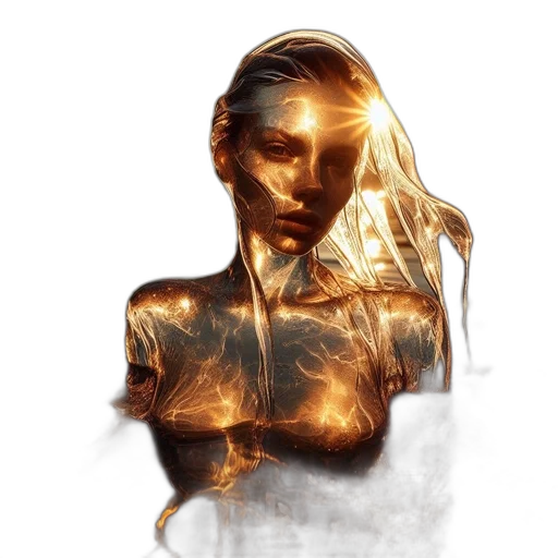 jewelry, face, mask, dress, concept art, photorealistic, 3d render, fantasy art transparent PNG cut-out