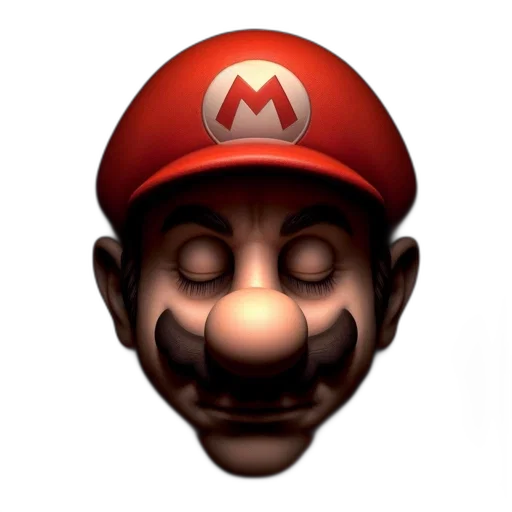 mask, face, hat, creature, 3d render, concept art, photorealistic, pixel art transparent PNG cut-out