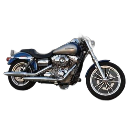 3d render, photorealistic, harley-davidson, fxd, dyna, series, motorcycle, showcased transparent PNG cut-out