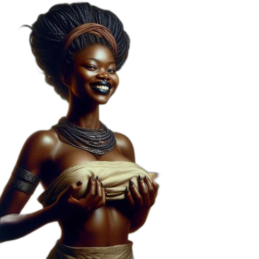dress, jewelry, concept art, photorealistic, fantasy art, comic book art, earth tones, woman transparent PNG cut-out