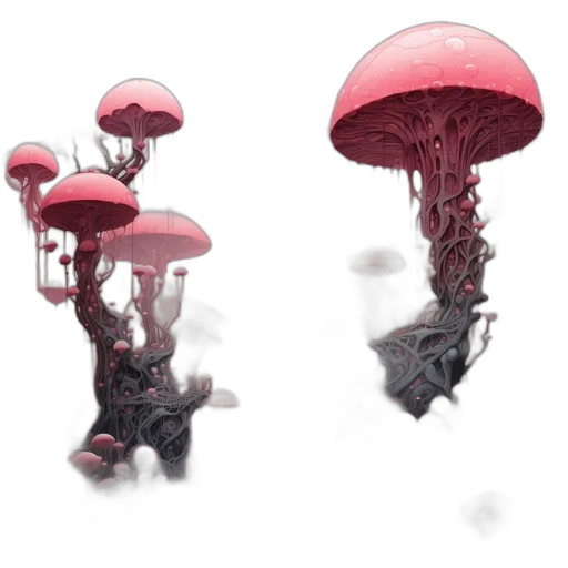 umbrella, crown, hat, furniture, 3d render, concept art, pixel art, fantasy art transparent PNG cut-out