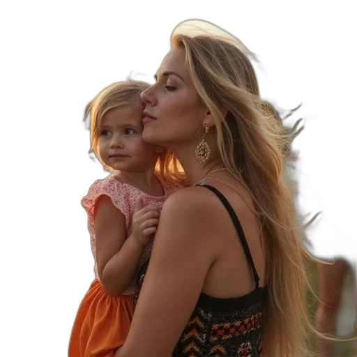 hair, woman, open, air transparent PNG cut-out