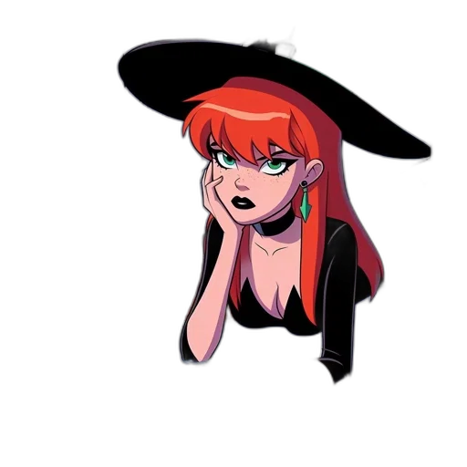 hat, staff, creature, cartoon, pixel art, concept art, anime, animated transparent PNG cut-out