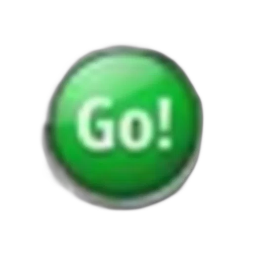green, button, word, white, capital, letters, centered, background transparent PNG cut-out