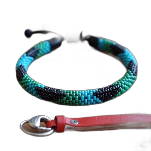 jewelry, staff, 3d render, colorful, beaded, bracelet, mix, blue transparent PNG cut-out