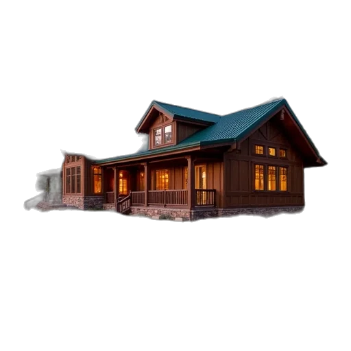 building, furniture, 3d render, concept art, photorealistic, pixel art, snow, fog transparent PNG cut-out