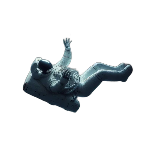creature, mask, shoes, animal, 3d render, photorealistic, concept art, underwater transparent PNG cut-out