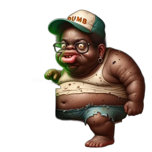 creature, animal, food, concept art, photorealistic, cartoon, 3d render, overweight transparent PNG cut-out