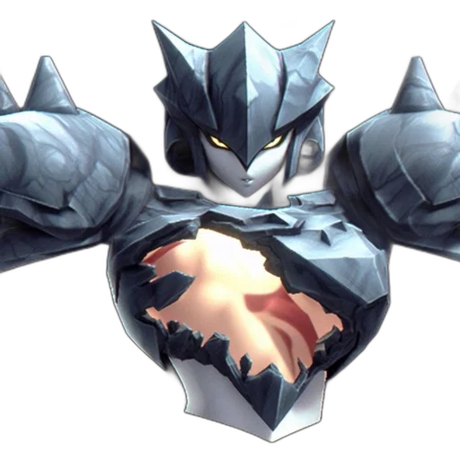 robot, crown, weapon, mask, concept art, 3d render, fantasy art, pixel art transparent PNG cut-out