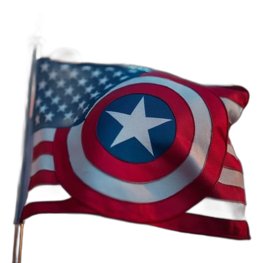 weapon, staff, concept art, close-up, flag, star, gear-like, emblem transparent PNG cut-out