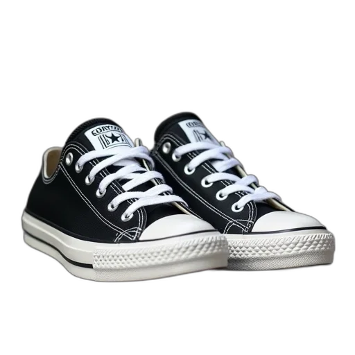 shoes, photorealistic, converse, mens transparent PNG cut-out