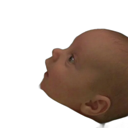 face, mask, hair, hat, 3d render, photorealistic, concept art, baby transparent PNG cut-out