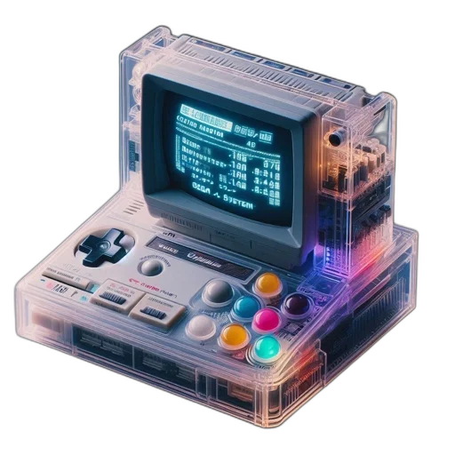 robot, weapon, cyberpunk, vaporwave, 3d render, pixel art, pastel, monochrome transparent PNG cut-out