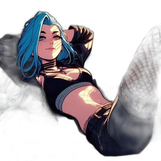 comic book art, concept art, fantasy art, cyberpunk, neon lights, fire, outer space, underwater transparent PNG cut-out